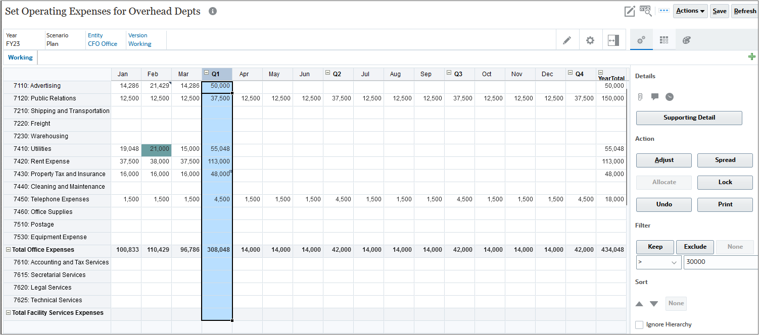 Expense Form Q1 Highlighted